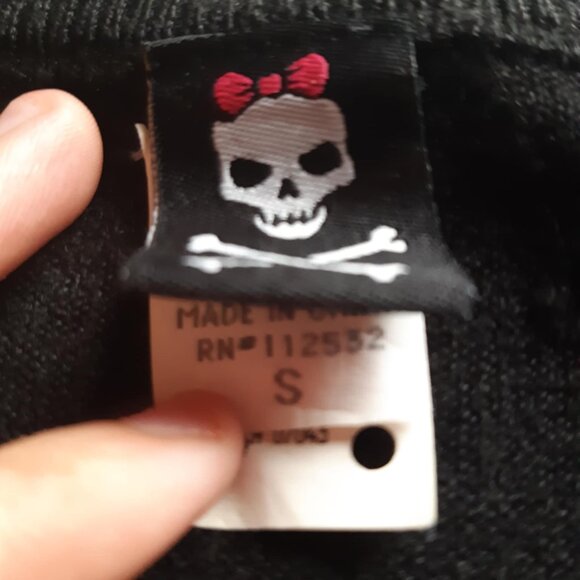 Black button-up cardigan - Picture 3 of 3